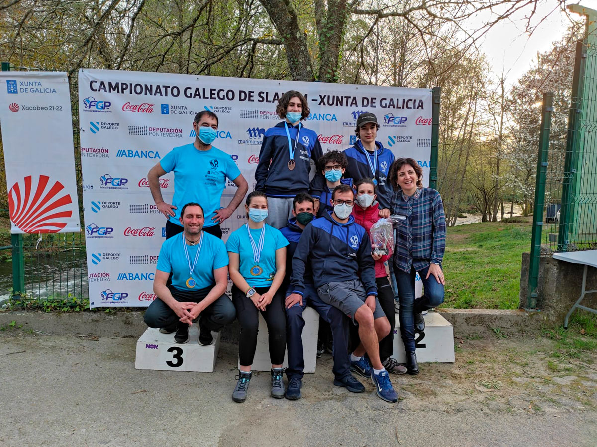Sete medallas para os Teixugos na 3ª Copa Galega de Slálom