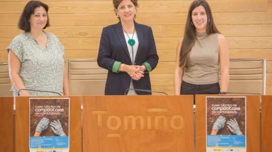O Concello de Tomiño colabora con ADEGA na organización dun curso técnico de compostaxe descentralizada