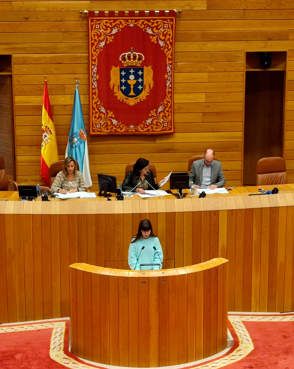 ‘Voces Novas’, altofalante da mocidade tomiñesa no X Foro de Participación Infantil Parlamento de Galicia - Unicef