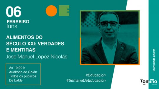 José Manuel López Nicolás, un dos divulgadores científicos máis relevantes de fala hispana, abre a VIII Semana da Educación 