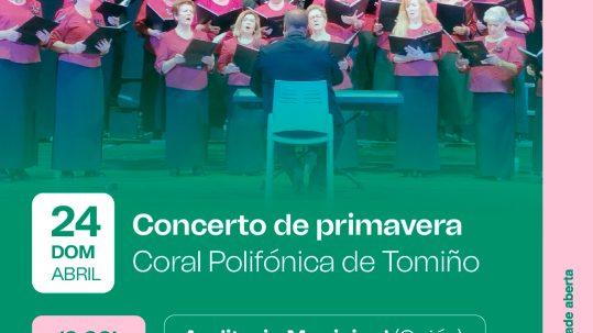 A Coral Polifónica fai florecer Tomiño co seu tradicional Concerto de Primavera