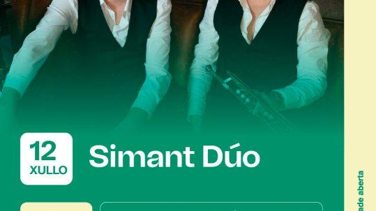 O talento e a innovación de Simant Dúo na segunda cita de Música&Románico en Tomiño